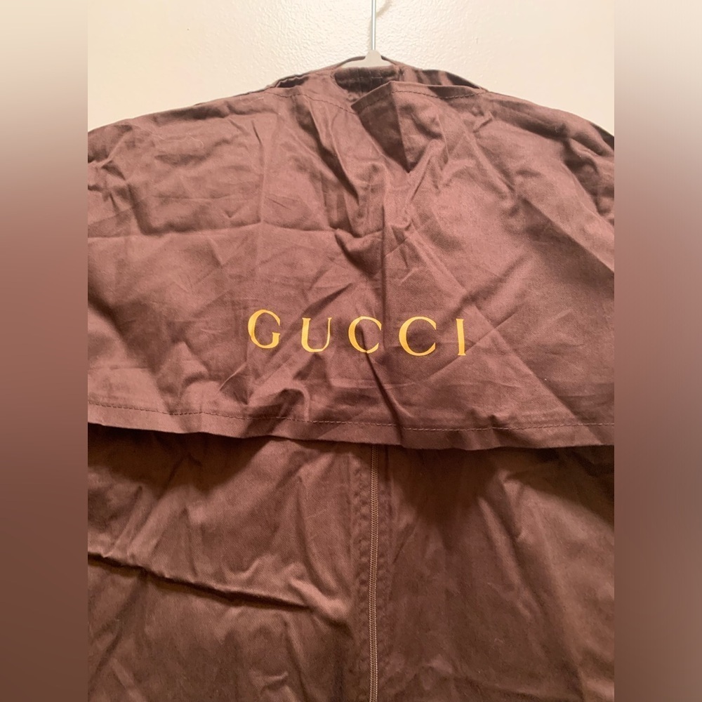 Gucci Jacket Garment Cover with zipper and coverlet on one side NWOT